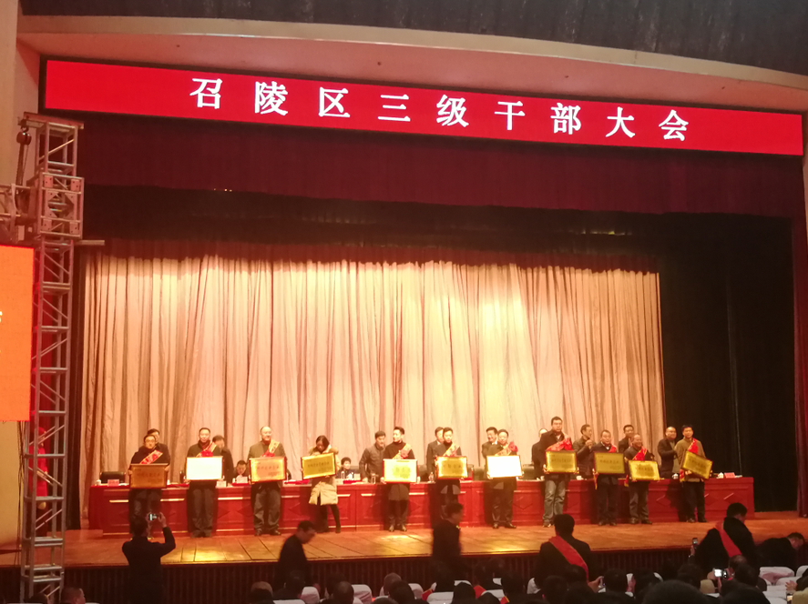 漯效王集团荣获“2018年度漯河市功勋企业称号”